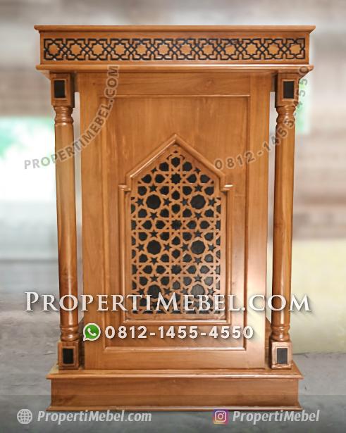 Mimbar Podium Masjid Jati Minimalis