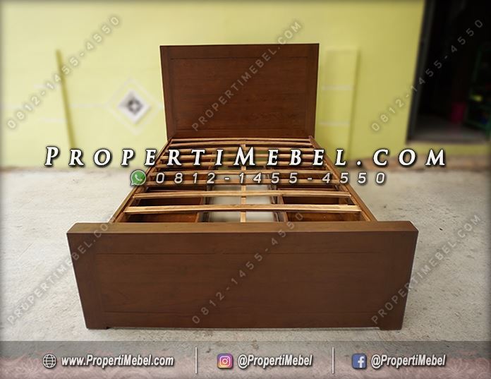 Tempat Tidur Minimalis Jati Jepara