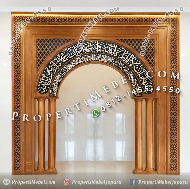 Mihrab Masjid Minimalis Modern Terbaru
