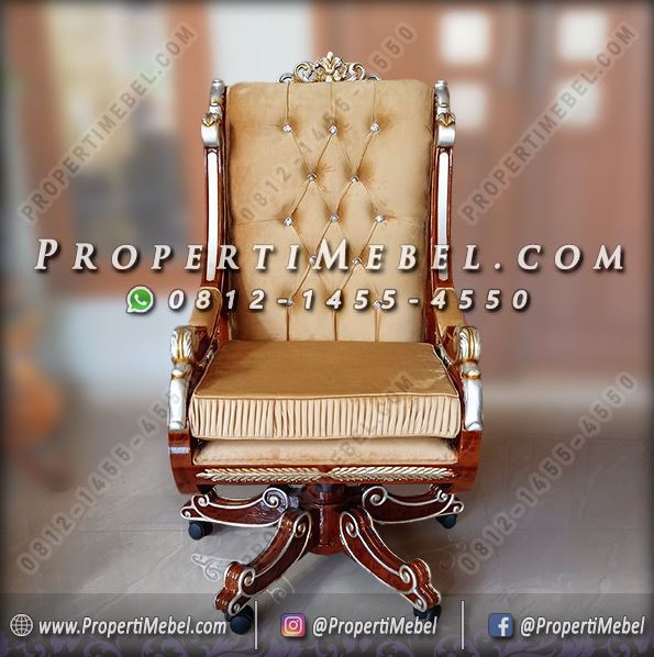 Kursi Kantor Mewah Kayu Jati