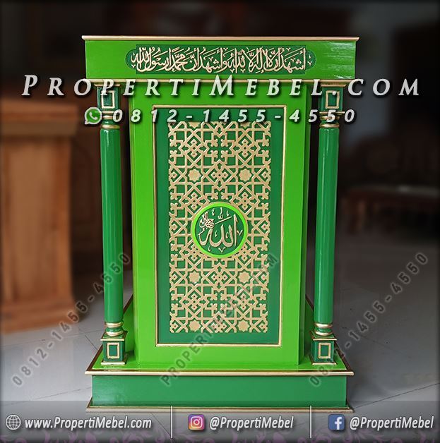 Mimbar Podium Masjid Minimalis Duco Terbaru